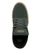 The Etnies Mens Barge LS Shoes in Green & Gum