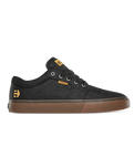 The Etnies Mens Barge LS Shoes in Black, Gum & Silver