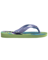 The Havaianas Girls Girls Fantasy Flip Flops in Citronela & Lilac Breeze