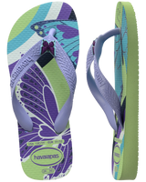 The Havaianas Girls Girls Fantasy Flip Flops in Citronela & Lilac Breeze