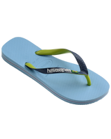 The Havaianas Mens Brazil Mix Flip Flops in Lavender Blue