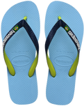 The Havaianas Mens Brazil Mix Flip Flops in Lavender Blue