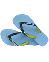 The Havaianas Mens Brazil Mix Flip Flops in Lavender Blue