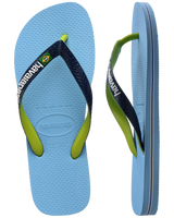 The Havaianas Mens Brazil Mix Flip Flops in Lavender Blue