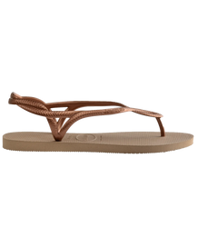 The Havaianas Womens Luna Flip Flops in Rose Gold