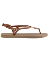 The Havaianas Womens Luna Flip Flops in Rose Gold