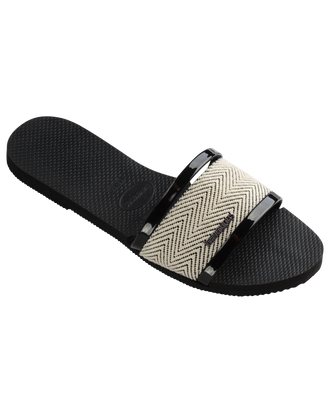 The Havaianas Womens You Trancoso Premium Sandals in Black