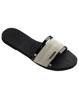 The Havaianas Womens You Trancoso Premium Sandals in Black