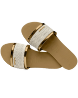 The Havaianas Womens You Trancoso Premium Sandals in Bronze