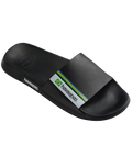 The Havaianas Mens Brazil Silders in Black