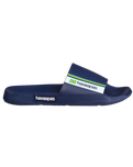 The Havaianas Mens Brazil Sliders in Navy Blue