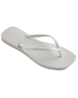 The Havaianas Womens Slim Square Flip Flops in White