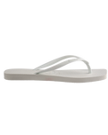 The Havaianas Womens Slim Square Flip Flops in White