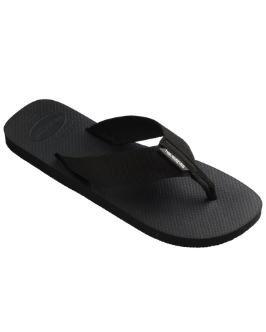 The Havaianas Mens Urban Basic Flip Flops in Black