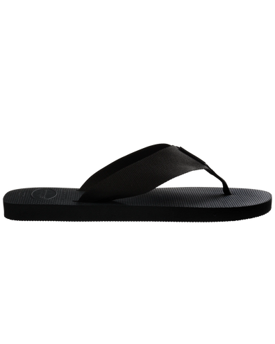 The Havaianas Mens Urban Basic Flip Flops in Black