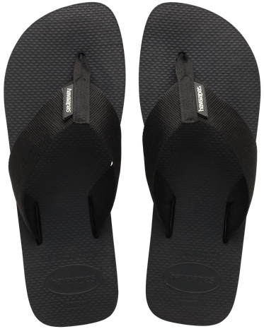 The Havaianas Mens Urban Basic Flip Flops in Black