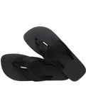 The Havaianas Mens Urban Basic Flip Flops in Black