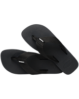 The Havaianas Mens Urban Basic Flip Flops in Black