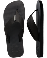 The Havaianas Mens Urban Basic Flip Flops in Black