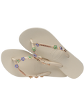 The Havaianas Womens Slim Stylish Flip Flops in Beige