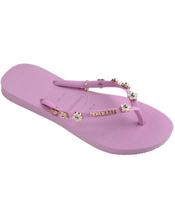 The Havaianas Womens Slim Stylish Flip Flops in Fresh Lavender