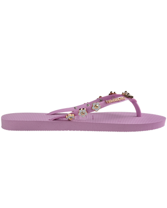 The Havaianas Womens Slim Stylish Flip Flops in Fresh Lavender