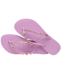 The Havaianas Womens Slim Stylish Flip Flops in Fresh Lavender