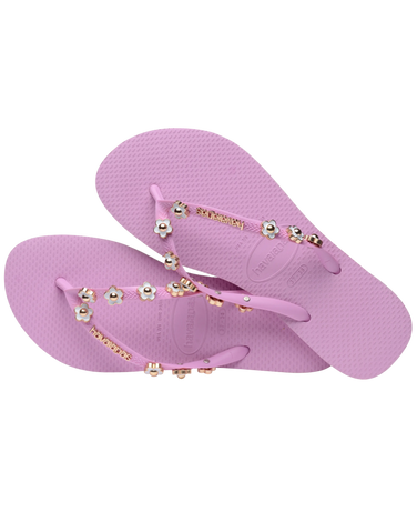 The Havaianas Womens Slim Stylish Flip Flops in Fresh Lavender