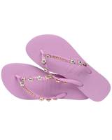 The Havaianas Womens Slim Stylish Flip Flops in Fresh Lavender