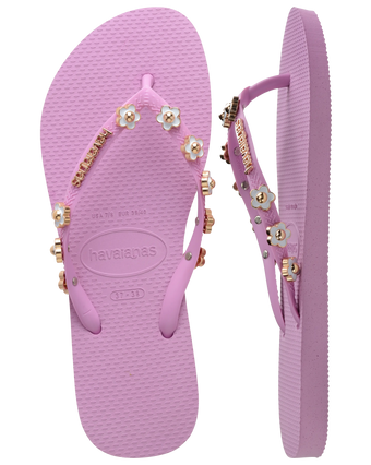 The Havaianas Womens Slim Stylish Flip Flops in Fresh Lavender