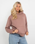 Cornwall Arch Hoodie in Hazy Pink