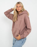 Cornwall Arch Hoodie in Hazy Pink