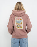 Cornwall Arch Hoodie in Hazy Pink