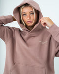 Cornwall Arch Hoodie in Hazy Pink