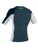 The O'Neill Premium Skins Rash Vest in Cadet Blue, White & Abyss