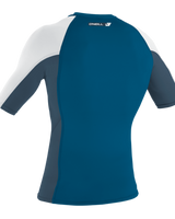 The O'Neill Premium Skins Rash Vest in Ultra Blue, Copen Blue & White