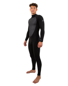 The O'Neill Mens Mens Epic 4/3mm Back Zip Wetsuit in Black