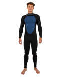 The O'Neill Mens Mens Epic 4/3mm Back Zip Wetsuit in Black