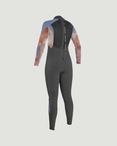 Epic 3/2mm Back Zip Wetsuit (2022) in Graphite & Desert Bloom