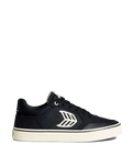 The Cariuma Mens The Vallely Skate Shoes in Black & Ivory