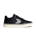 The Vallely Skate Shoes in Black & Ivory