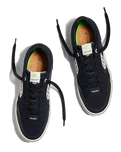 The Cariuma Mens The Vallely Skate Shoes in Black & Ivory