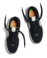 The Cariuma Mens The Vallely Skate Shoes in Black & Ivory