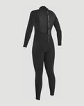 Epic Womens 4/3mm Back Zip Wetsuit in Black