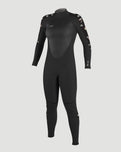 Epic 5/4mm Back Zip Wetsuit (2022) in Black & Cindy Daisy