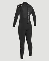 Epic 5/4mm Back Zip Wetsuit (2022) in Black & Cindy Daisy