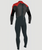 The O'Neill Boys Epic 5/4mm Back Zip Wetsuit in Gunmetal, Black & Red