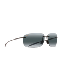 The Maui Jim Breakwall Polarised Sunglasses in Gloss Black & Neutral Grey