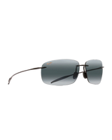 The Maui Jim Breakwall Polarised Sunglasses in Gloss Black & Neutral Grey