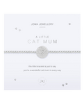 Little Cat Mum Bracelet in Silver